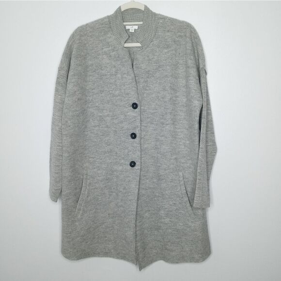 J. Jill merino woll button down cardigan size medium - Picture 1 of 8